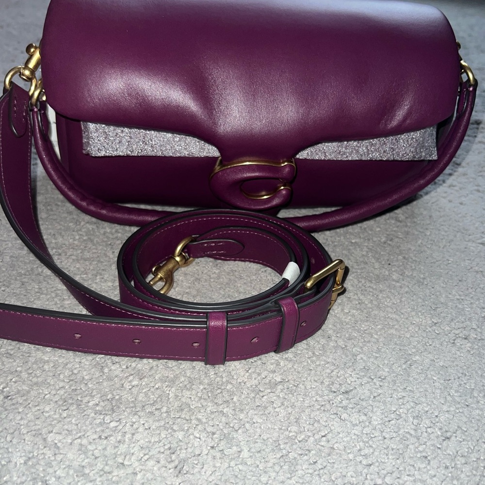 Coach Pillow Tabby Dark Berry